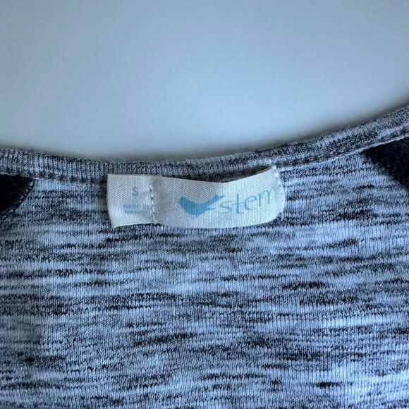 Stem Women's Grey and Black Shirt - Picture 3 of 3